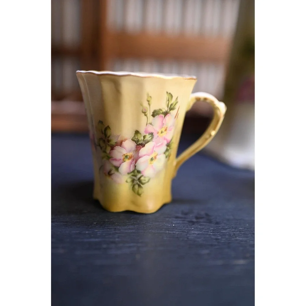 Vintage Nippon Hand Painted Chocolate Pot Serving Set
